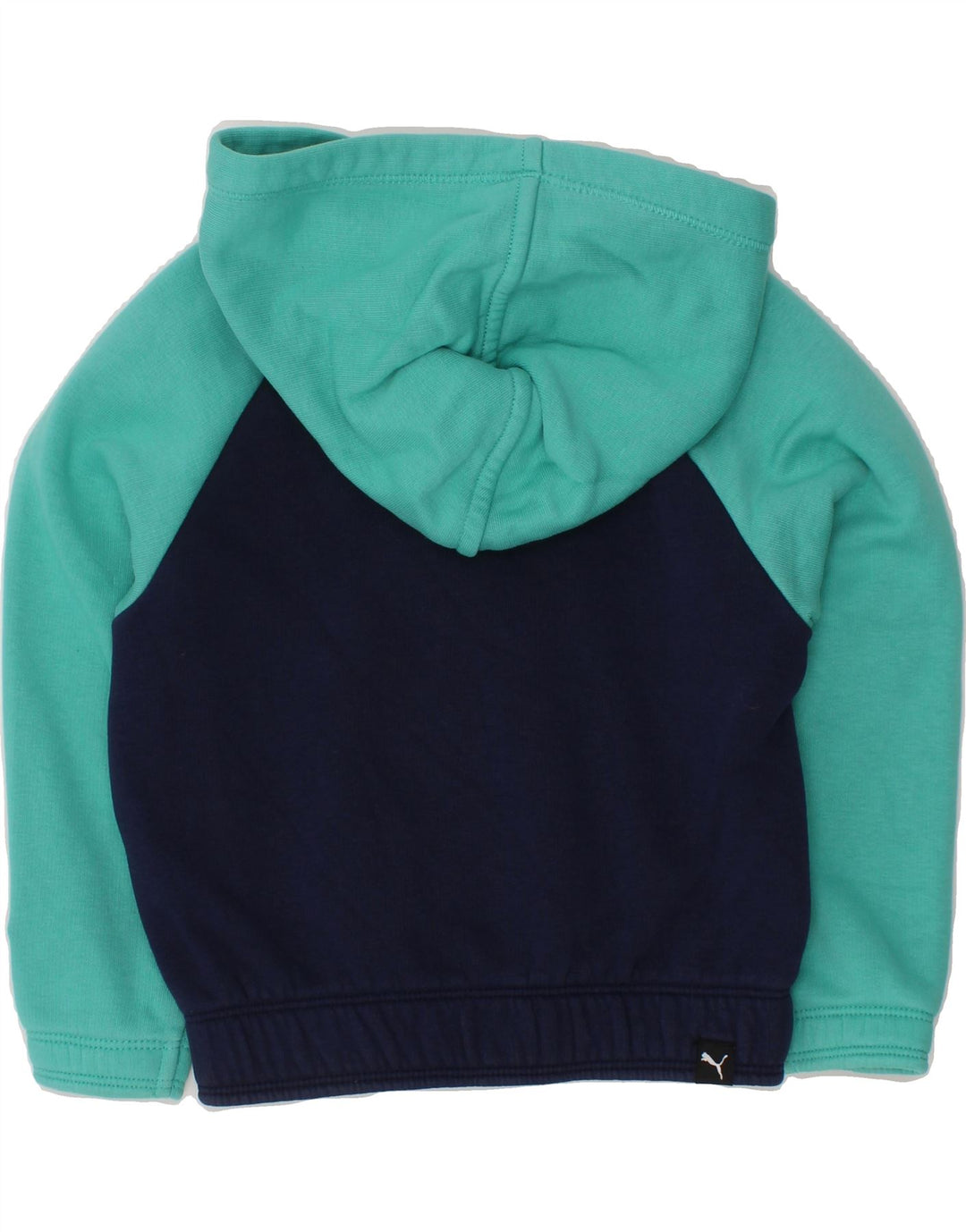 PUMA Baby Boys Zip Hoodie Sweater 18-24 Months Navy Blue Colourblock Vintage Puma and Second-Hand Puma from Messina Hembry 