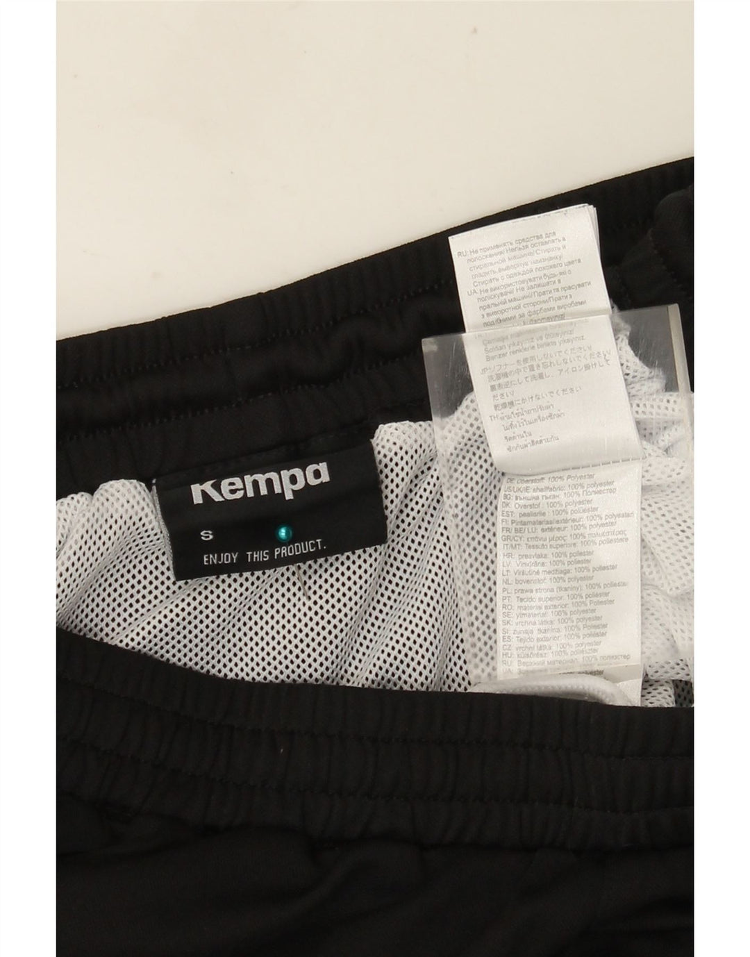 Shorts de natação masculino vintage pequeno poliéster preto