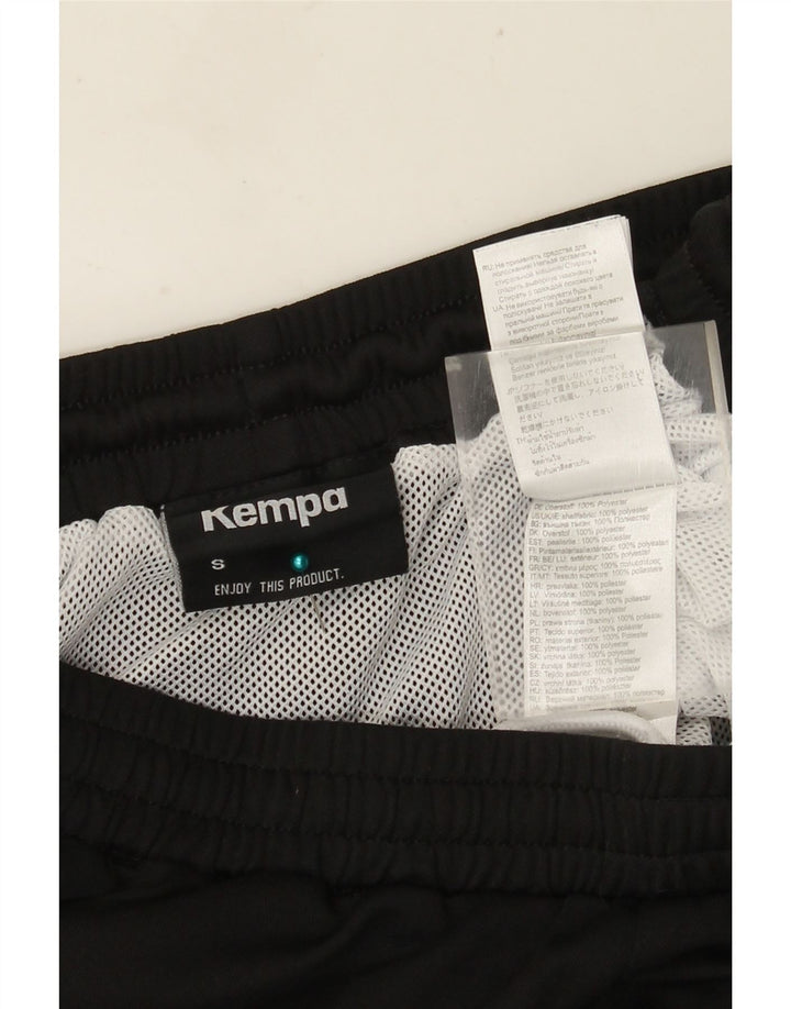 Shorts de natação masculino vintage pequeno poliéster preto