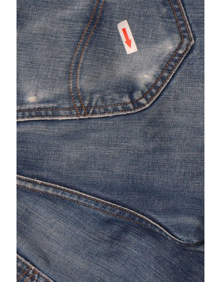 Lee Mens Blake Straight Jeans W31 L32 Azul Algodão