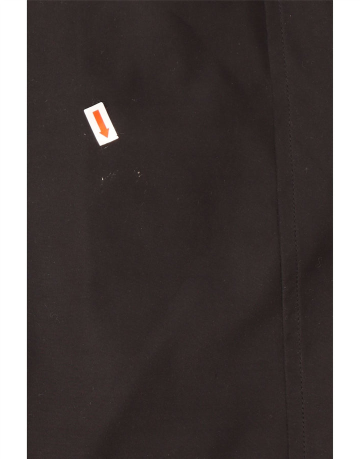 Casaco corta-vento feminino TOMMY HILFIGER UK 16 grande poliéster preto