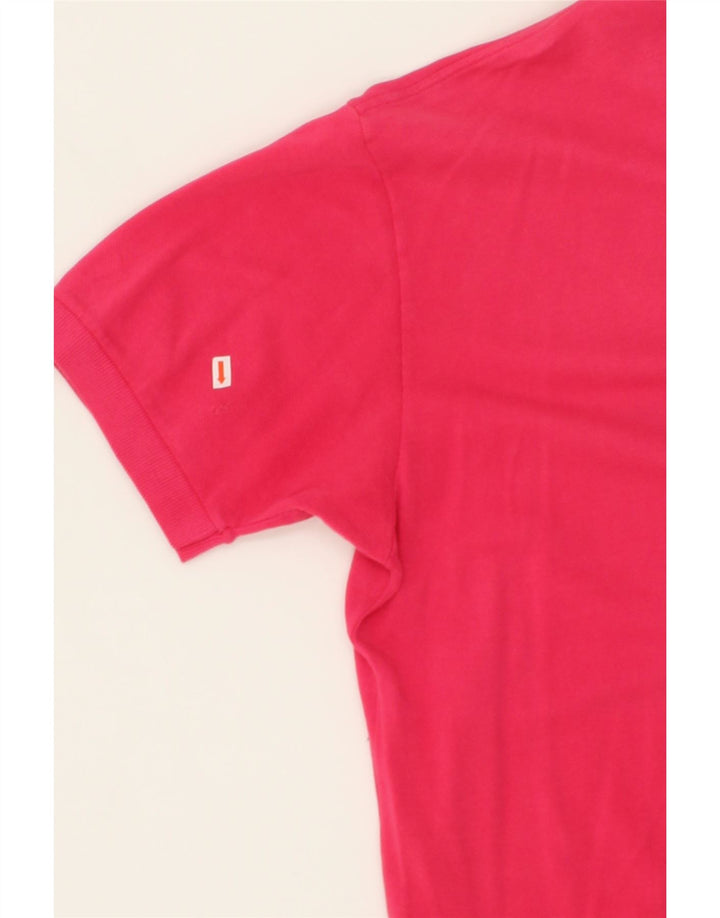 BENETTON Mens Polo Shirt XL Pink Cotton Vintage Benetton and Second-Hand Benetton from Messina Hembry 