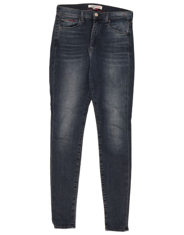 Tommy Hilfiger feminino Sylvia High Rise Super Skinny Jeans W29 L32 Azul