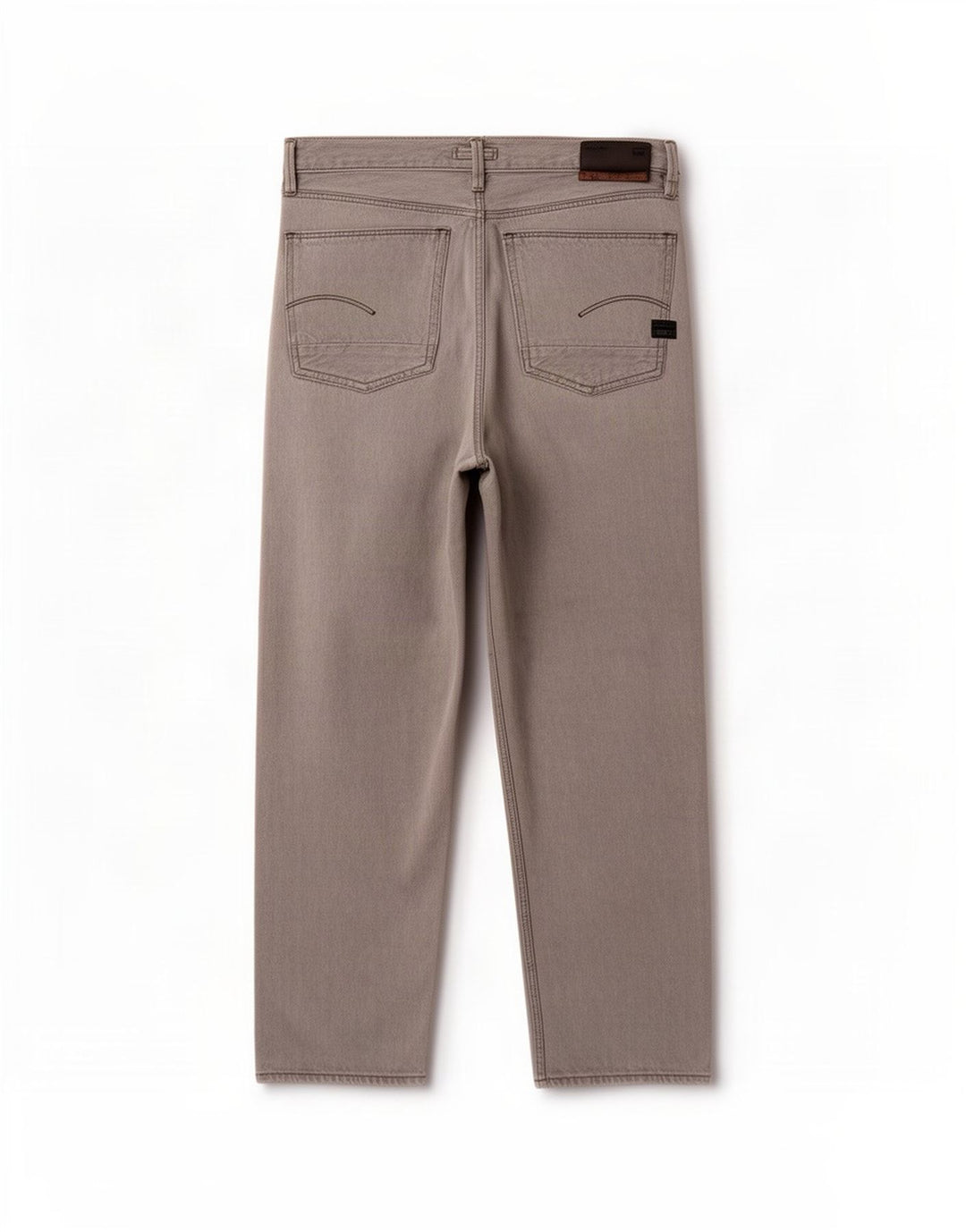 Jeans soltos femininos G-Star W27 L26 algodão cinza