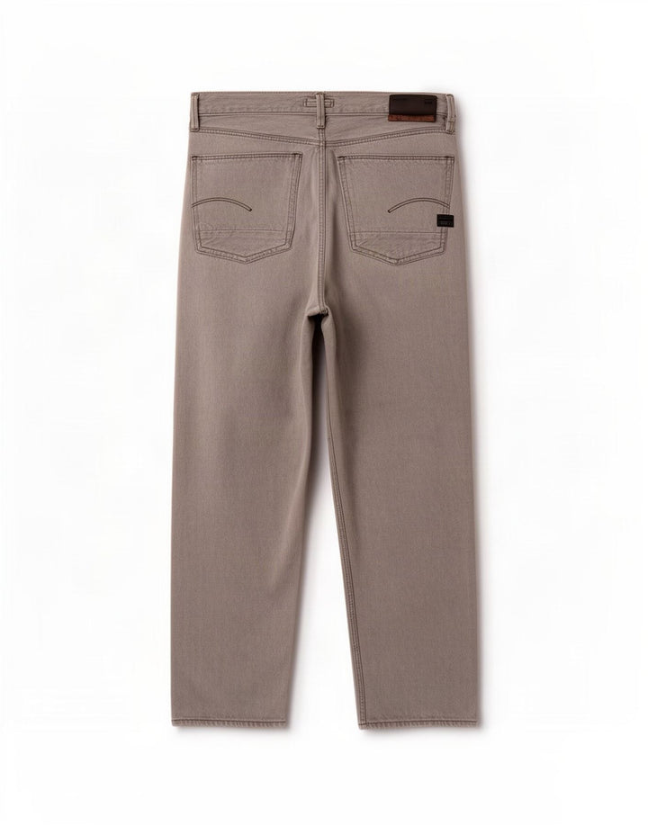 Jeans soltos femininos G-Star W27 L26 algodão cinza