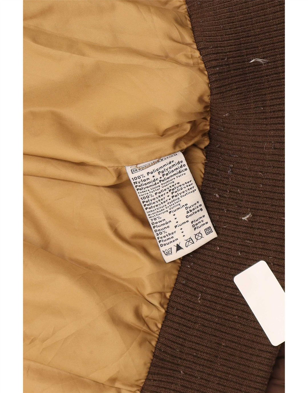 Jaqueta acolchoada feminina Kappa UK 46 3XL marrom poliamida