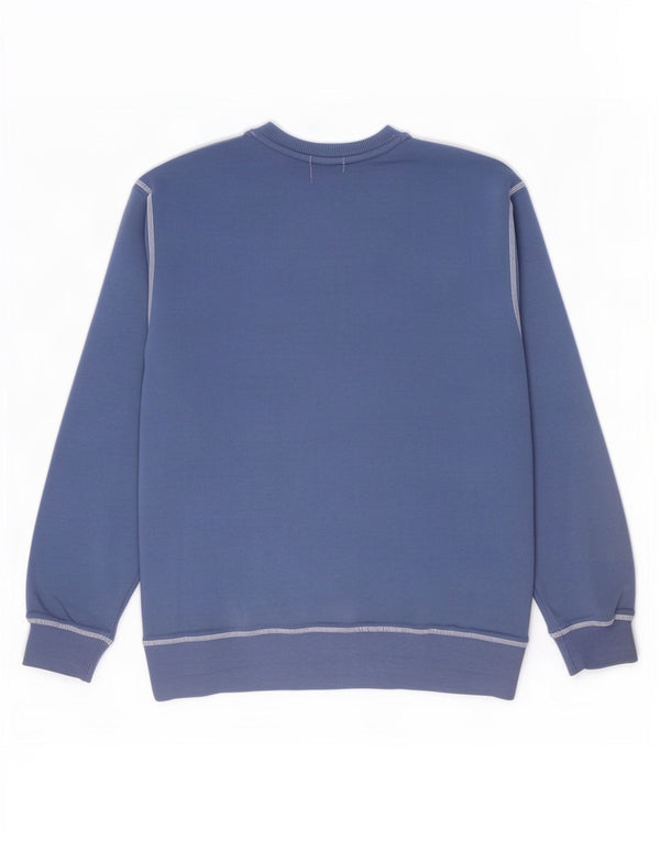 Suéter gráfico feminino PEPE Jeans UK 18 XL azul colorblock