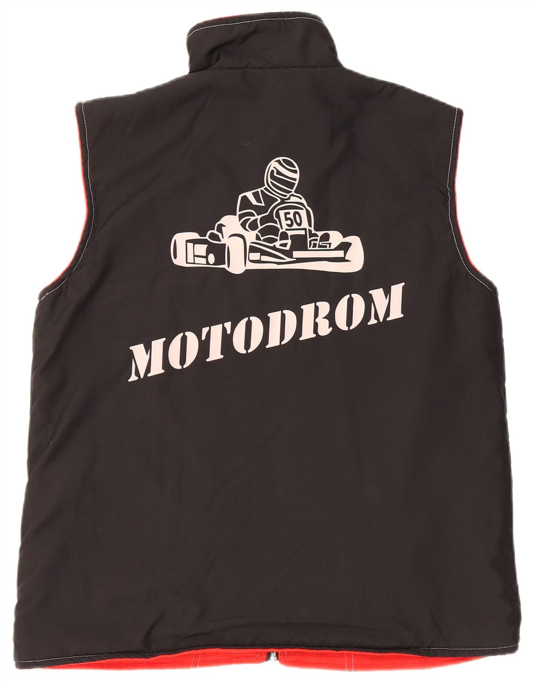 Lotto Mens Graphic Reversível Gilet UK 36 Pequeno Poliéster Preto