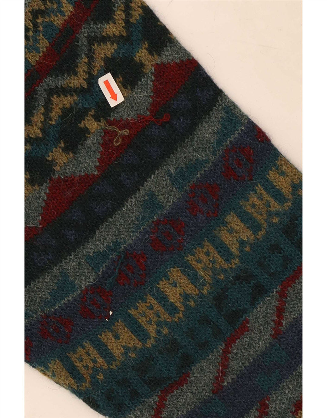 Angelo Litrico Suéter masculino com gola redonda grande geométrico multicolorido