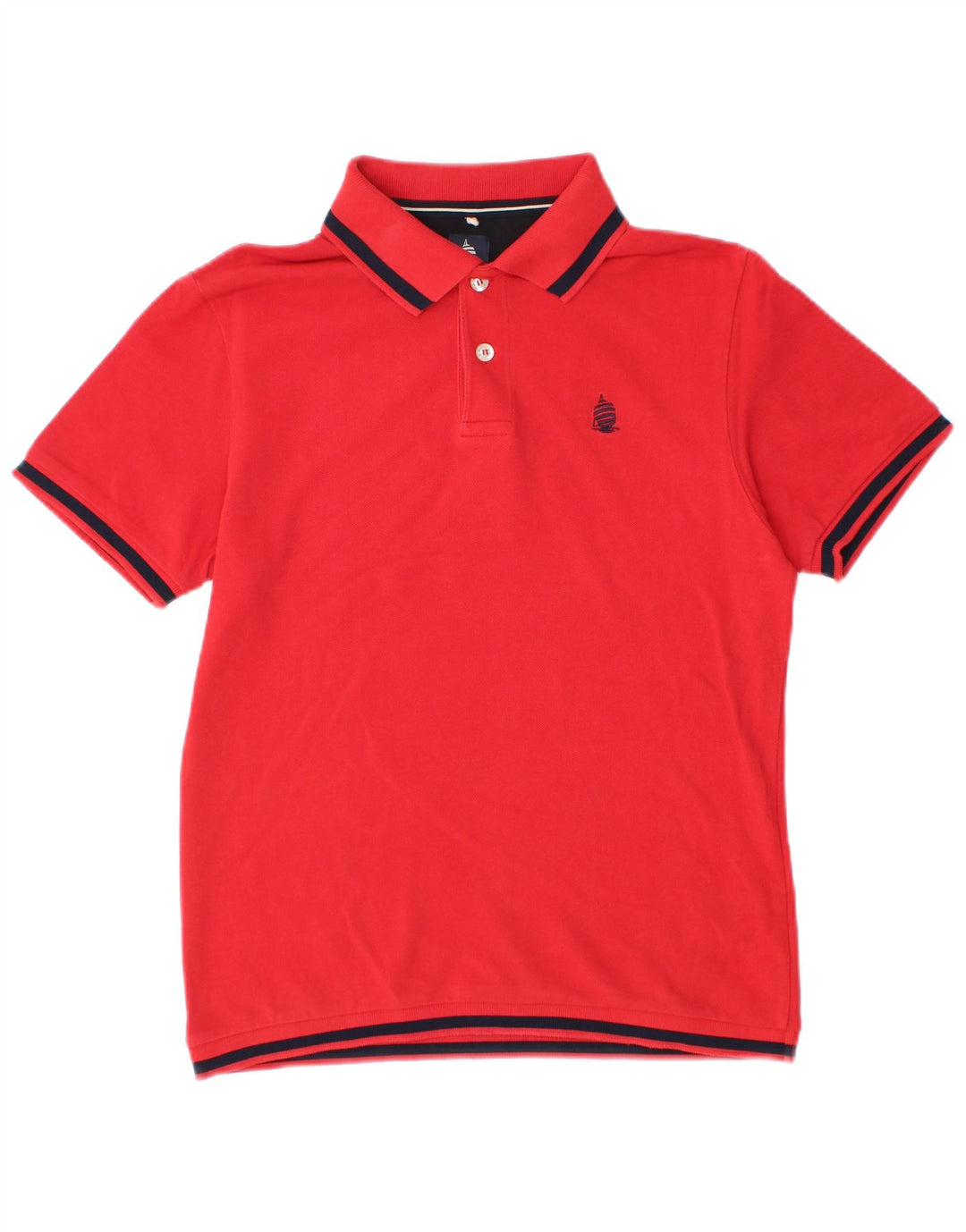 MARINA YACHTING Camisa polo masculina slim fit médio algodão vermelho