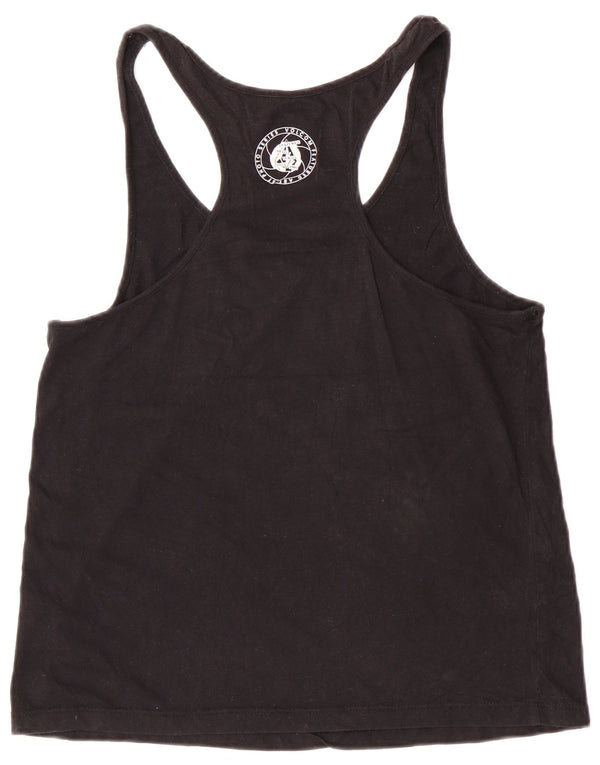 Colete gráfico feminino Volcom Top UK 12 médio preto rock