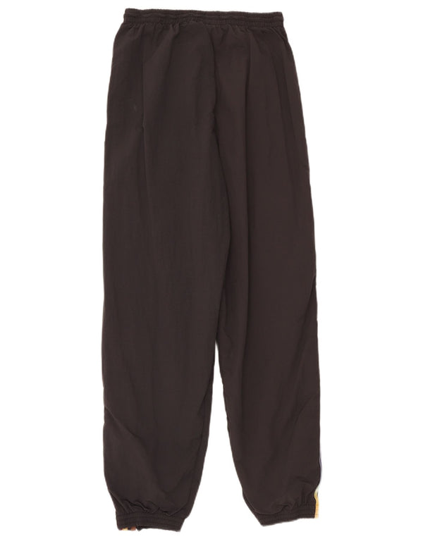 Adidas Womens Graphic Tracksuit Calças Joggers UK 10 Pequeno Preto