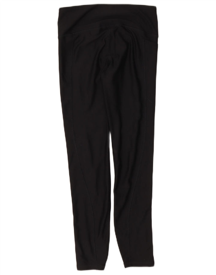 Under Armour Womens Heat Gear Leggings UK 10 Pequeno Poliéster Preto