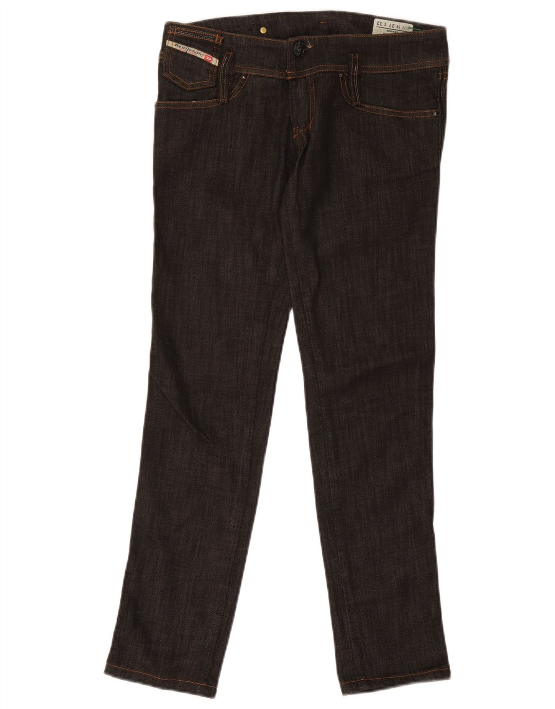 Diesel Feminino Matic Slim Jeans W27 L29 Algodão Preto