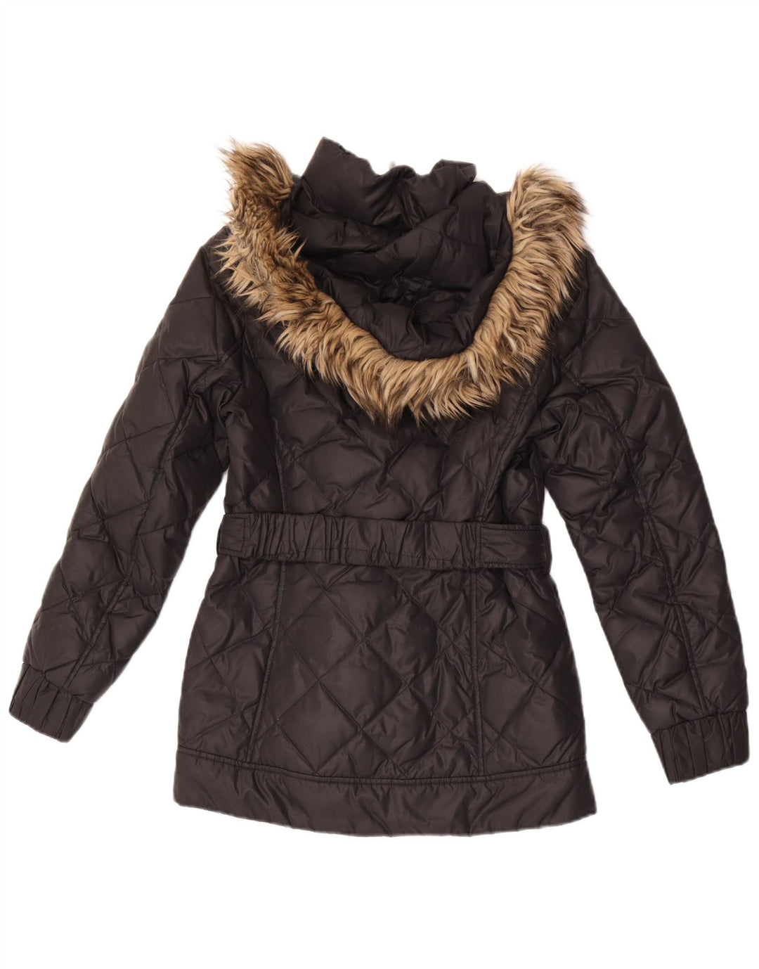 Jaqueta feminina acolchoada com capuz ESPRIT UK 10 pequena preta