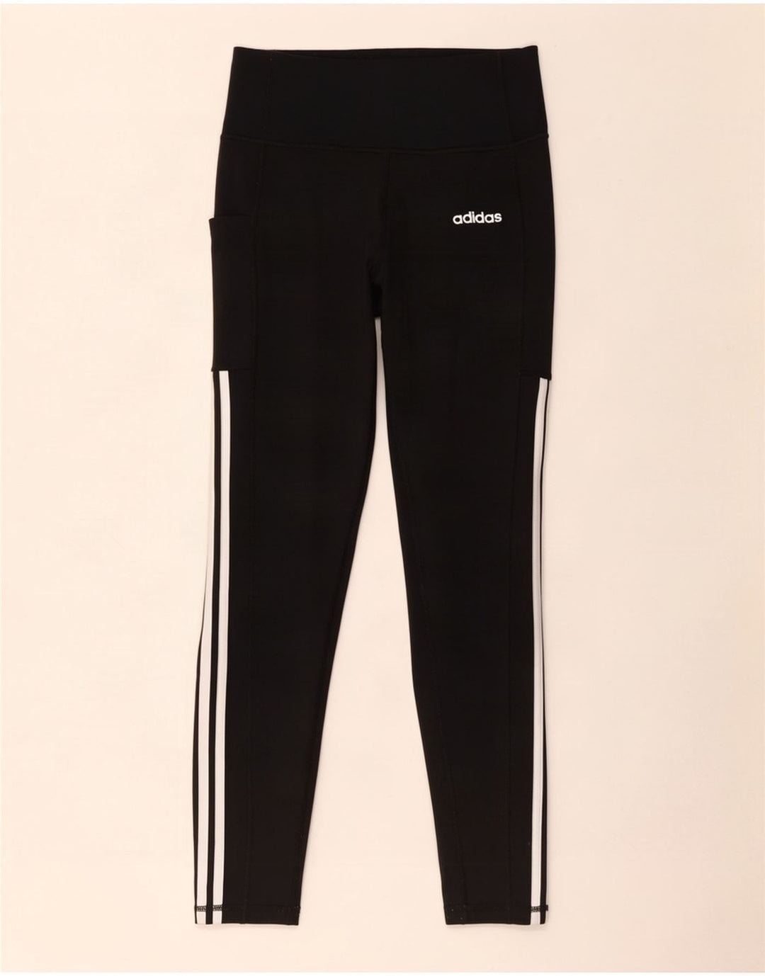 Adidas Womens Climalite Leggings UK 8/10 Pequeno Poliéster Preto