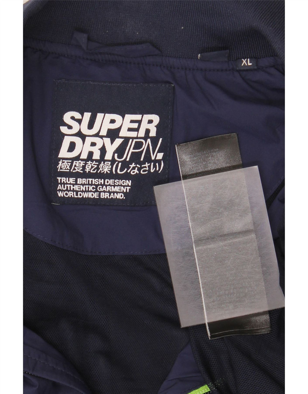 Jaqueta bomber masculina Superdry UK 42 XL azul marinho nylon
