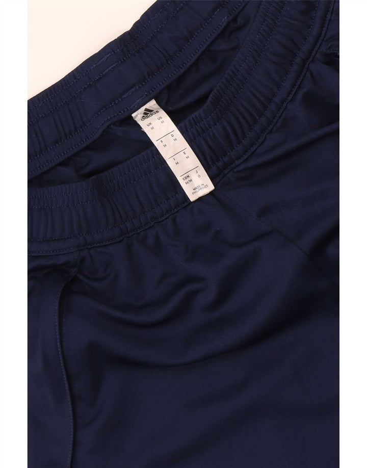 Adidas Mens Wolverhampton Wanderers Sport Shorts Médio Azul Marinho Poliéster