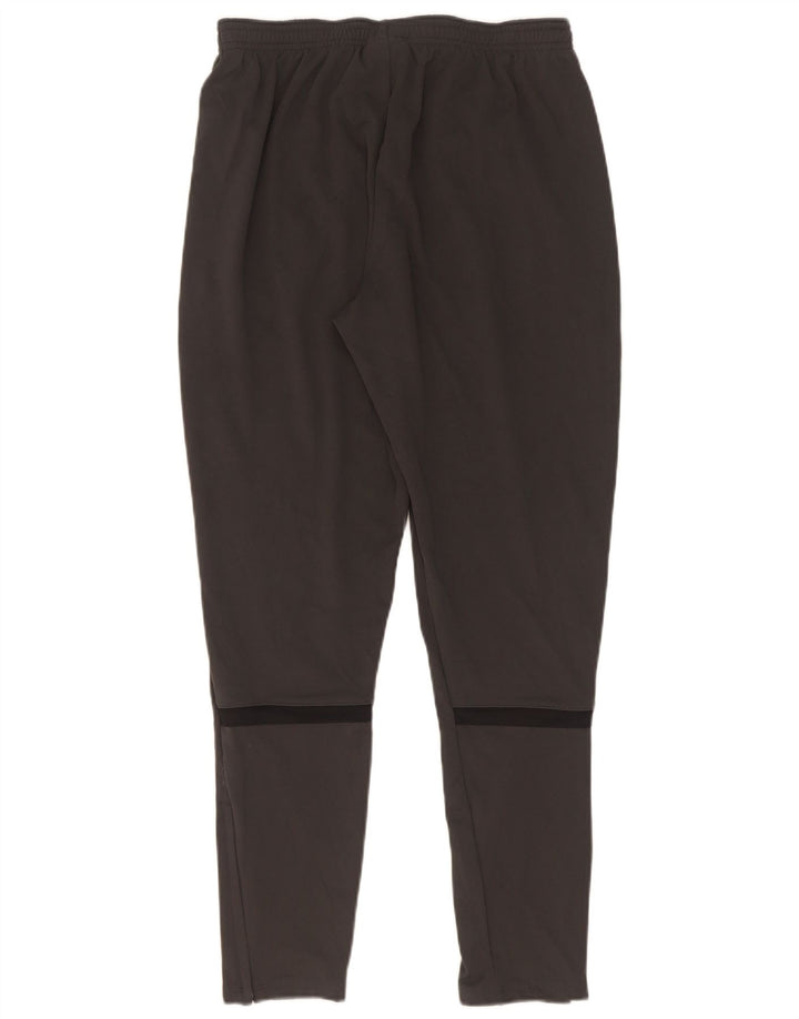 Calça de treino masculina Nike Dri Fit pequena preta colorblock poliéster