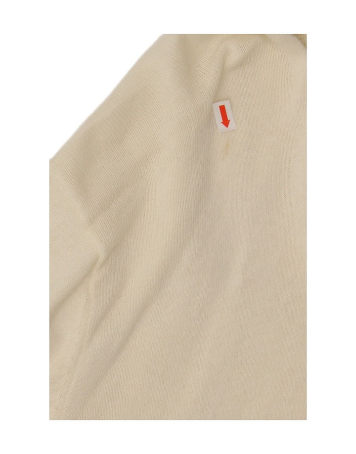TOMMY HILFIGER Mens Boat Neck Jumper Sweater XL Off White Cotton Vintage Tommy Hilfiger and Second-Hand Tommy Hilfiger from Messina Hembry 