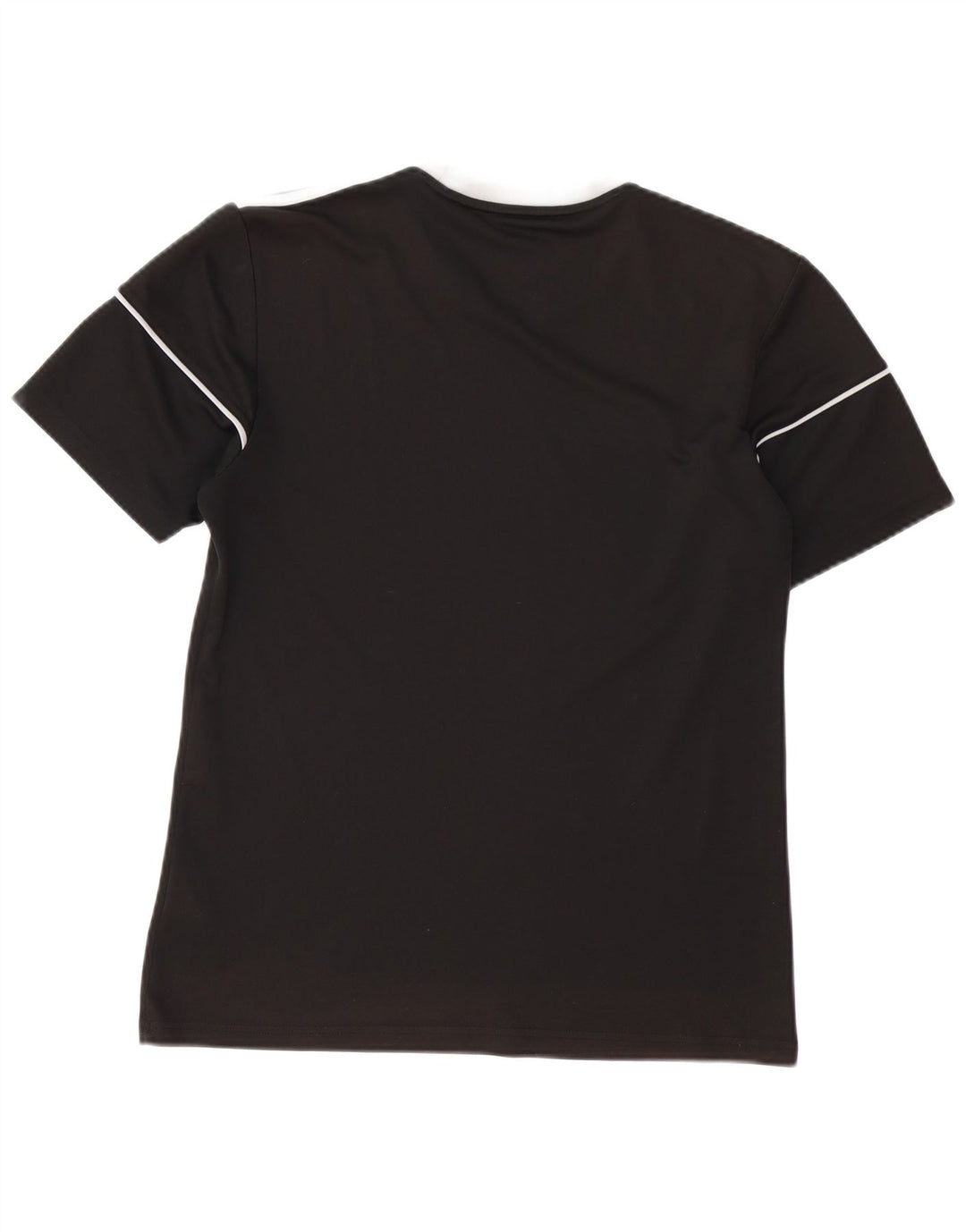 ADIDAS Mens Climalite T-Shirt Top Pequeno Poliéster Preto