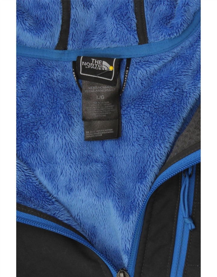 Jaqueta corta-vento masculina com capuz The North Face UK 40 poliéster cinza grande