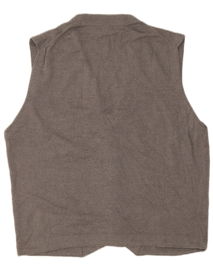Colete masculino Pierre Cardin IT 52 grande cinza acrílico