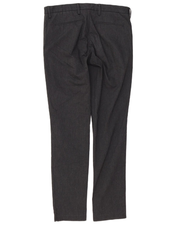 Calça Chino Slim Masculina Hugo Boss W32 L32 Cinza Poliéster