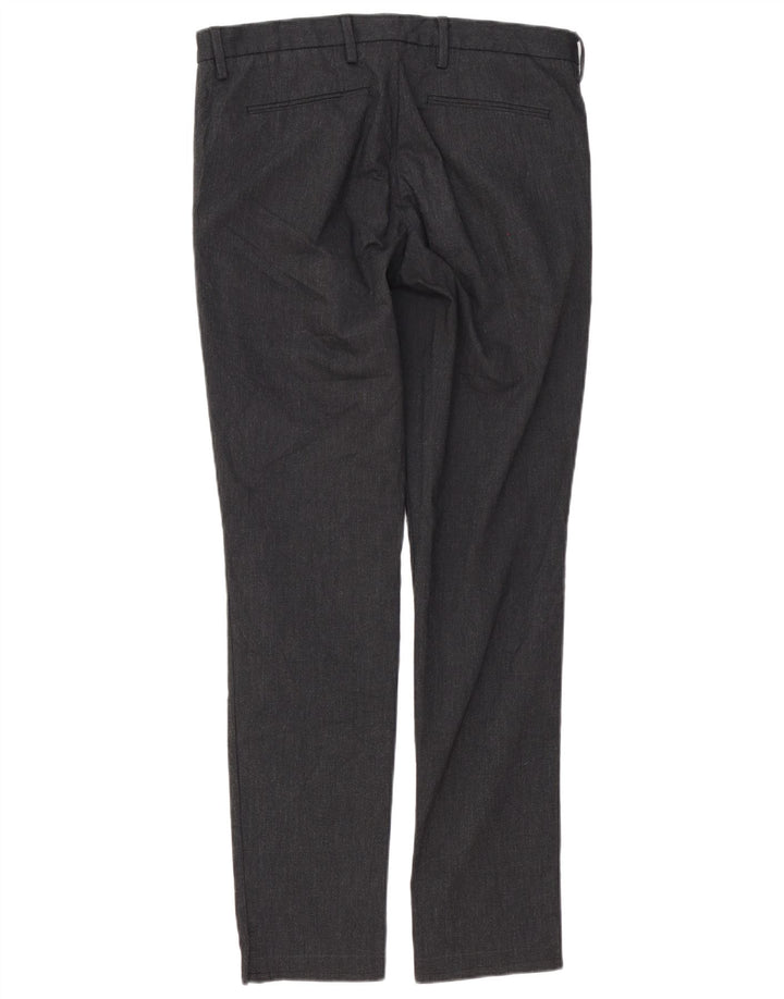 Calça Chino Slim Masculina Hugo Boss W32 L32 Cinza Poliéster