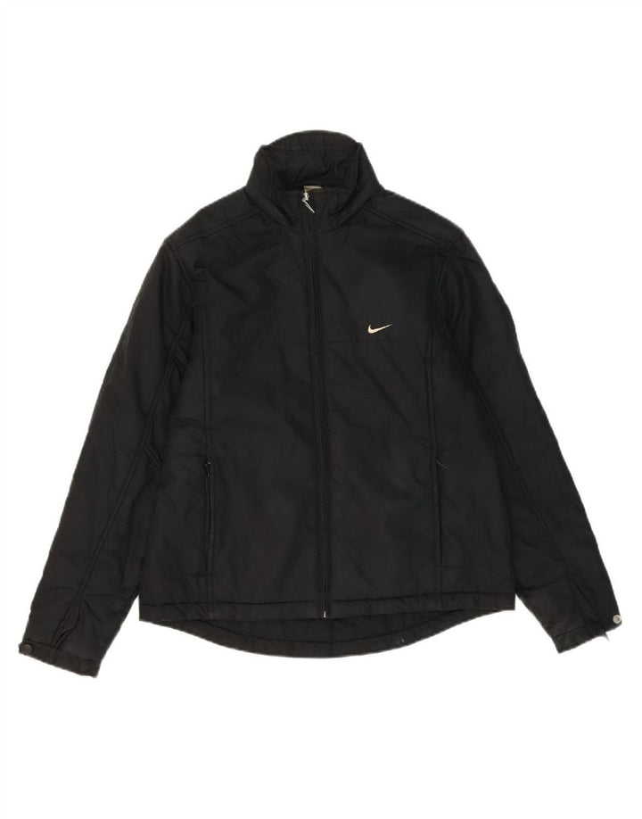 Jaqueta acolchoada feminina NIKE US 4/6 pequena poliéster preta