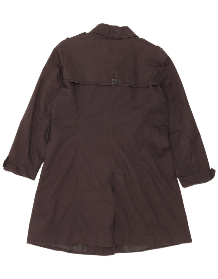 Casaco impermeável feminino Zara Reino Unido 18 XL preto