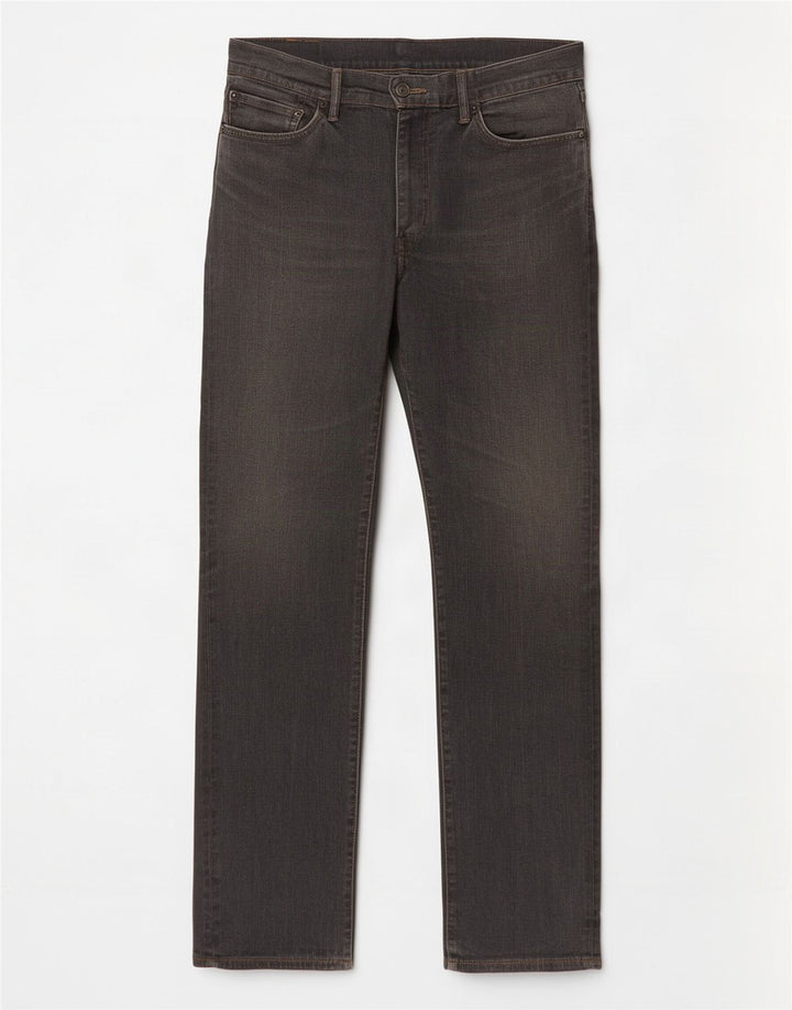 Levi's Masculino 504 Straight Jeans W36 L34 Cinza Algodão