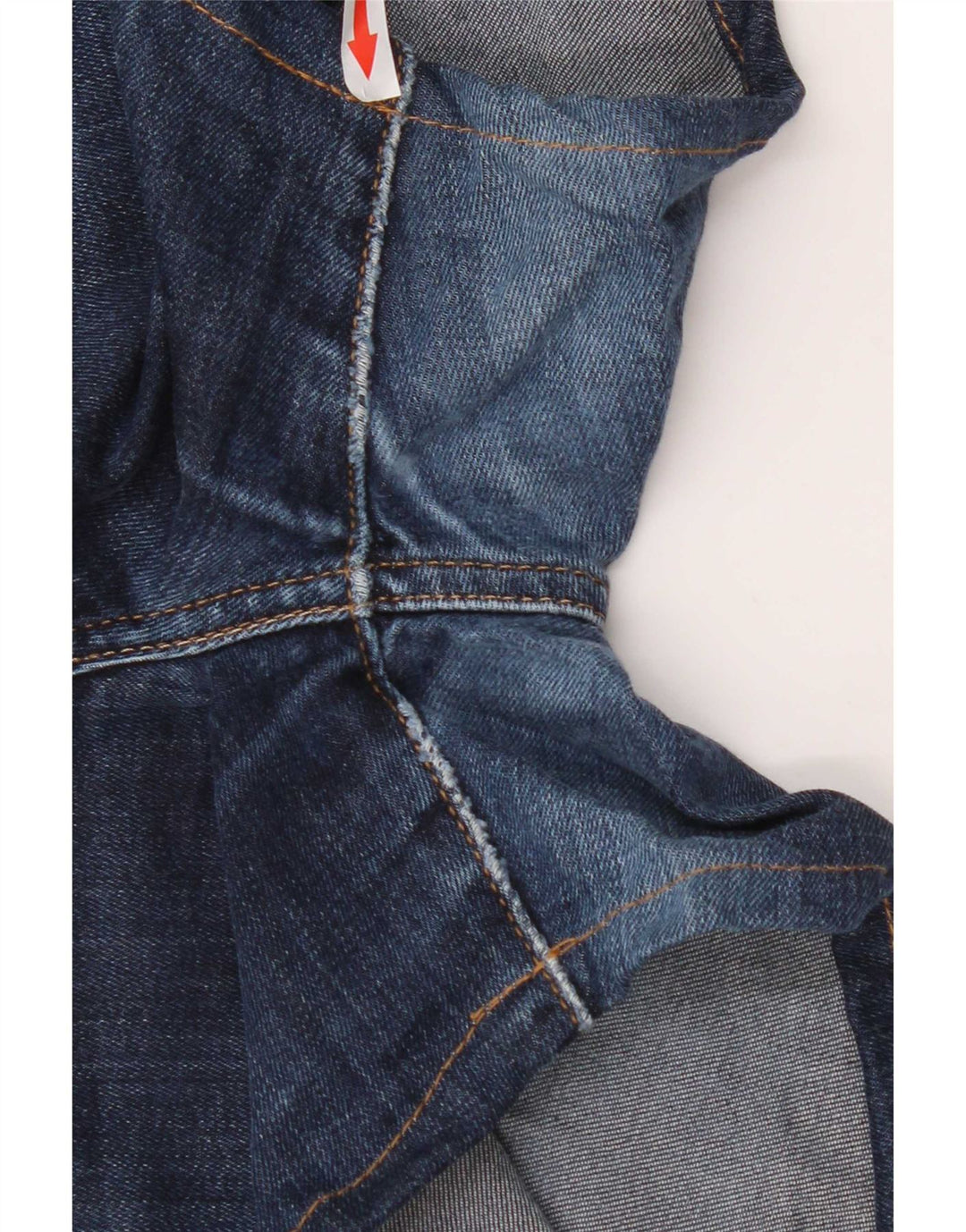 Shorts jeans feminino Bold Curve da Levi's W28 algodão azul marinho médio