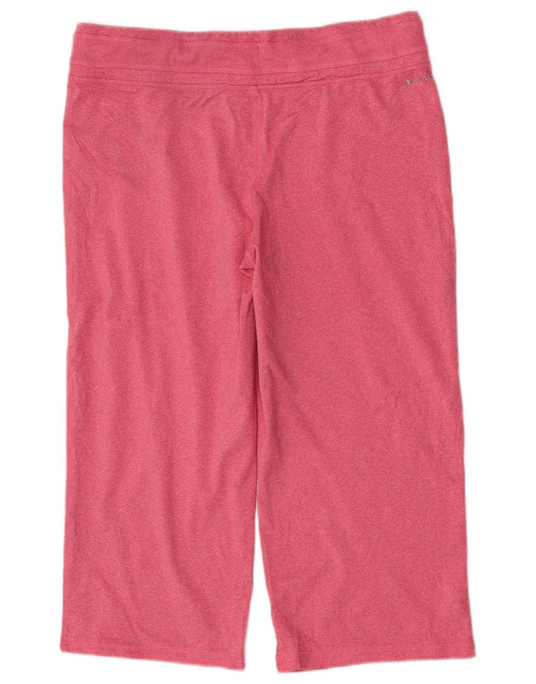Calça capri feminina Champion UK 14 médio rosa manchado