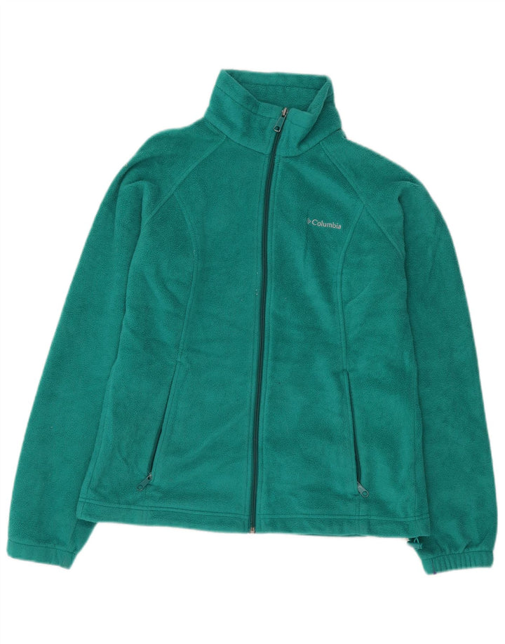 Jaqueta de lã feminina COLUMBIA UK 14 poliéster verde médio