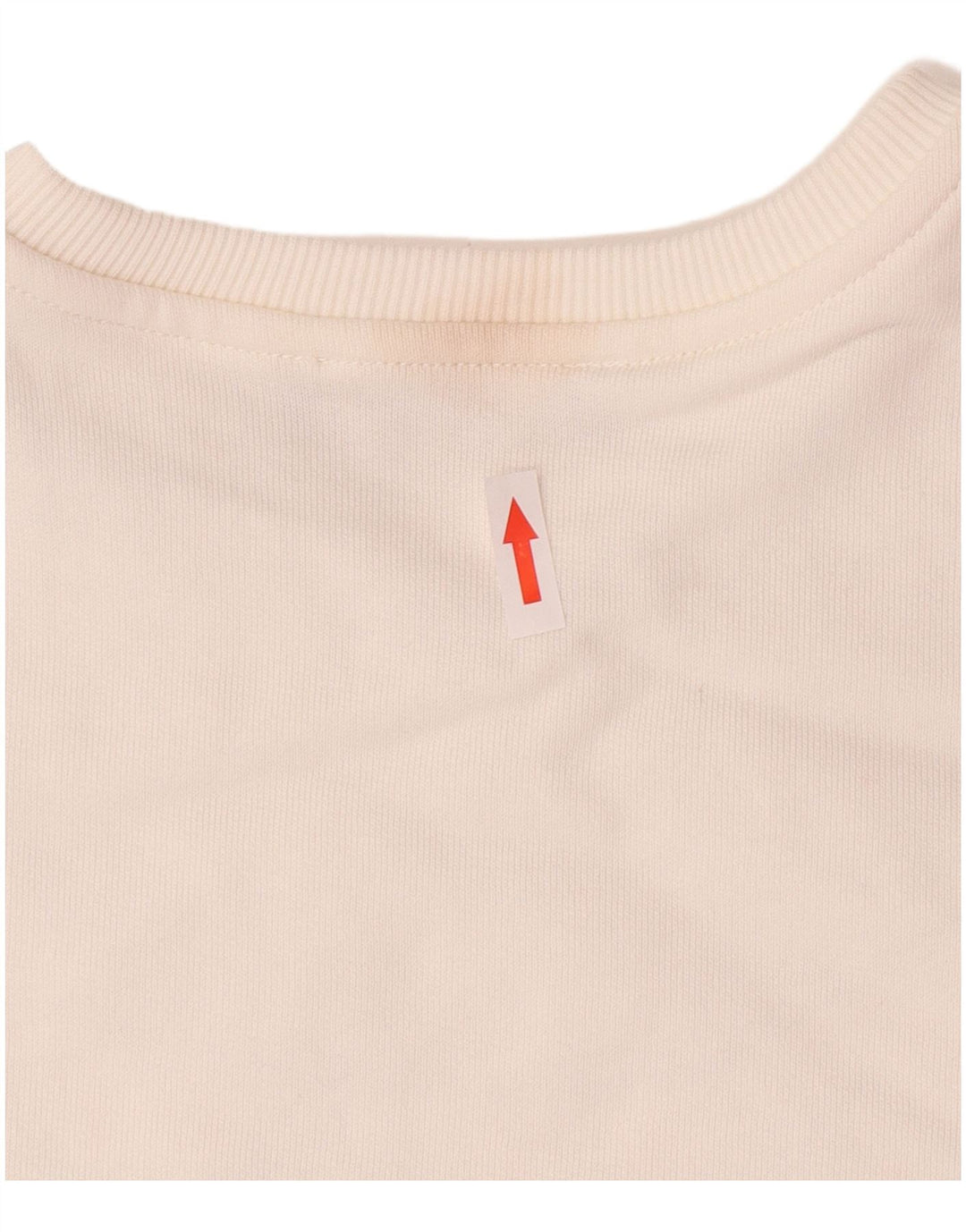Suéter gráfico feminino ALVIERO MARTINI Reino Unido 14 algodão branco médio