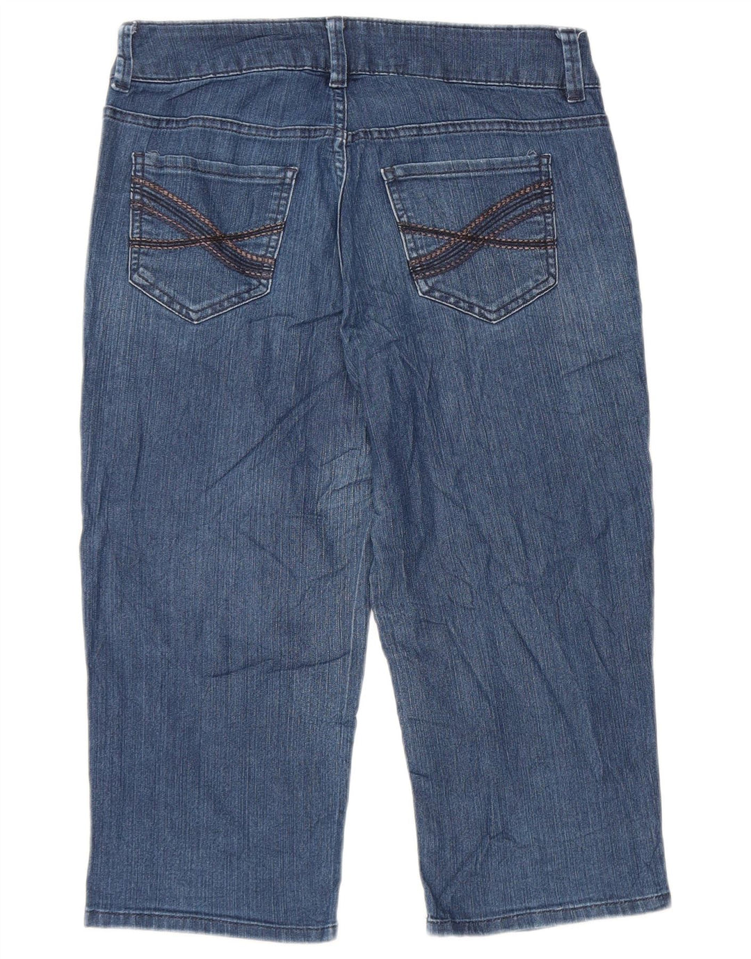 LEE Womens Riders Capri Jeans US 8 Médio W32 L19 Azul Algodão