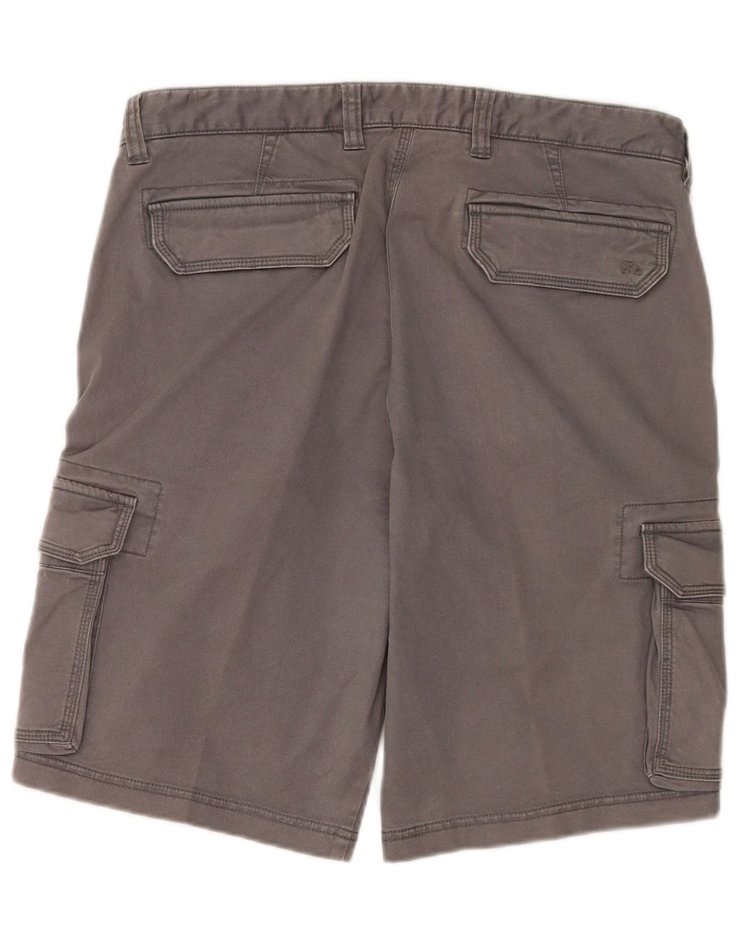 Shorts cargo masculino lenhador W33 algodão cinza médio
