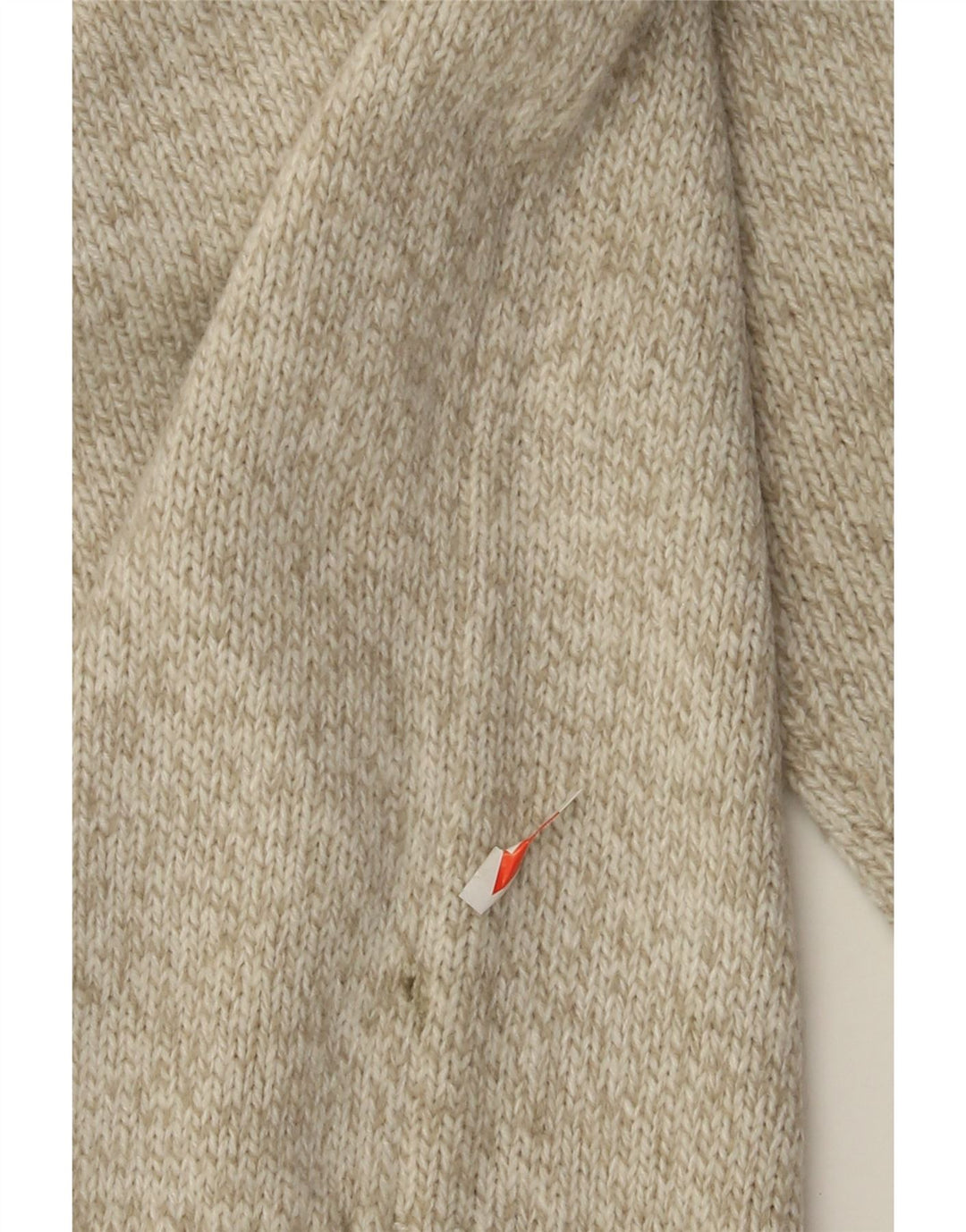 Suéter masculino Marks & Spencer com gola xale e acrílico manchado verde médio