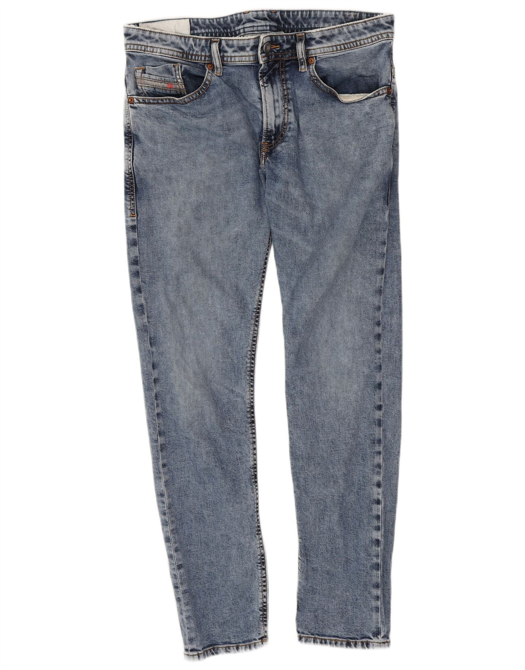 Jeans skinny masculino diesel W32 L29 algodão azul