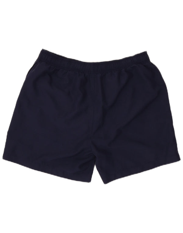 Shorts esportivos gráficos masculinos FILA poliéster azul marinho grande