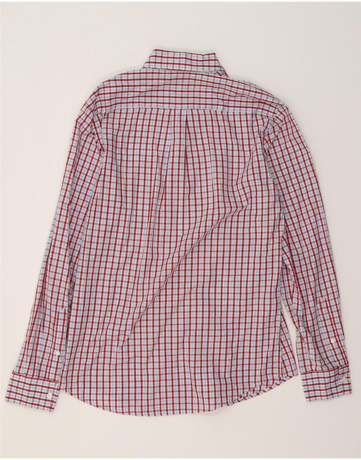 Camisa masculina DOCKERS pequena xadrez multicolorida de algodão