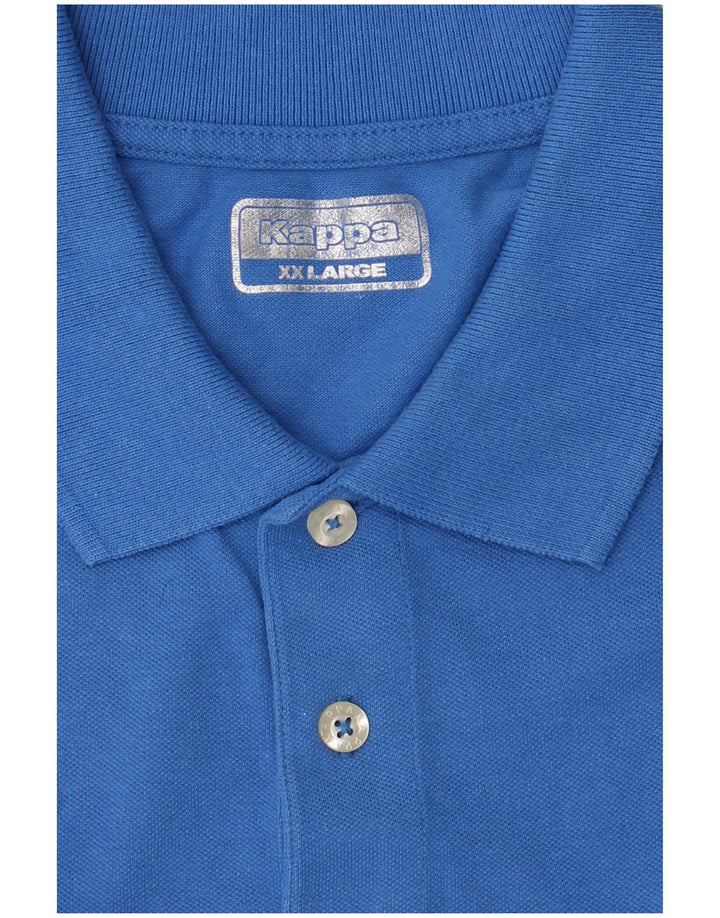 Camisa polo masculina KAPPA 2XL algodão azul