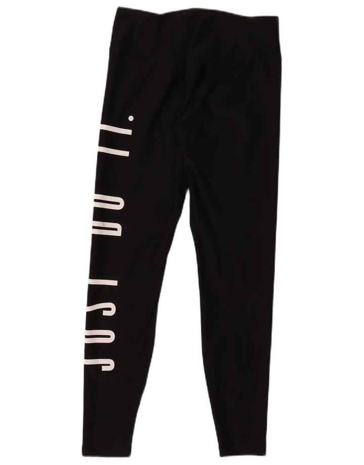 Leggings Nike Dri Fit Graphic UK 10 Pequeno Poliéster Preto