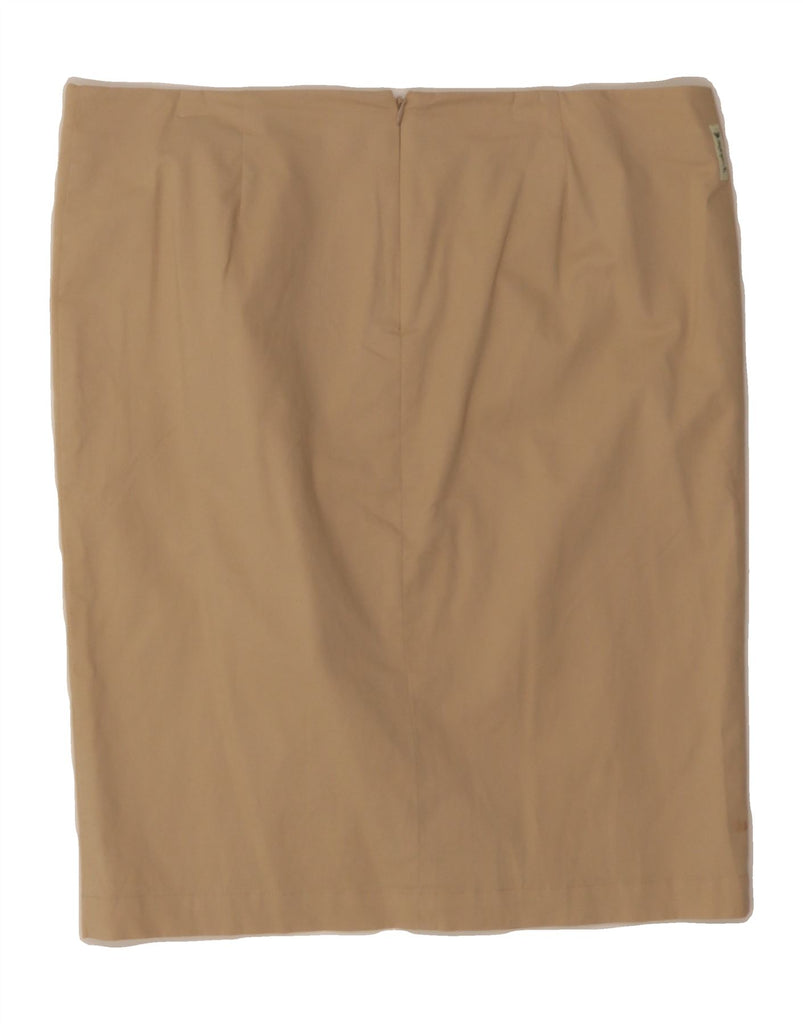 ARMANI Womens Straight Skirt EU 46 XL W36  Beige Polyester Vintage Armani and Second-Hand Armani from Messina Hembry 