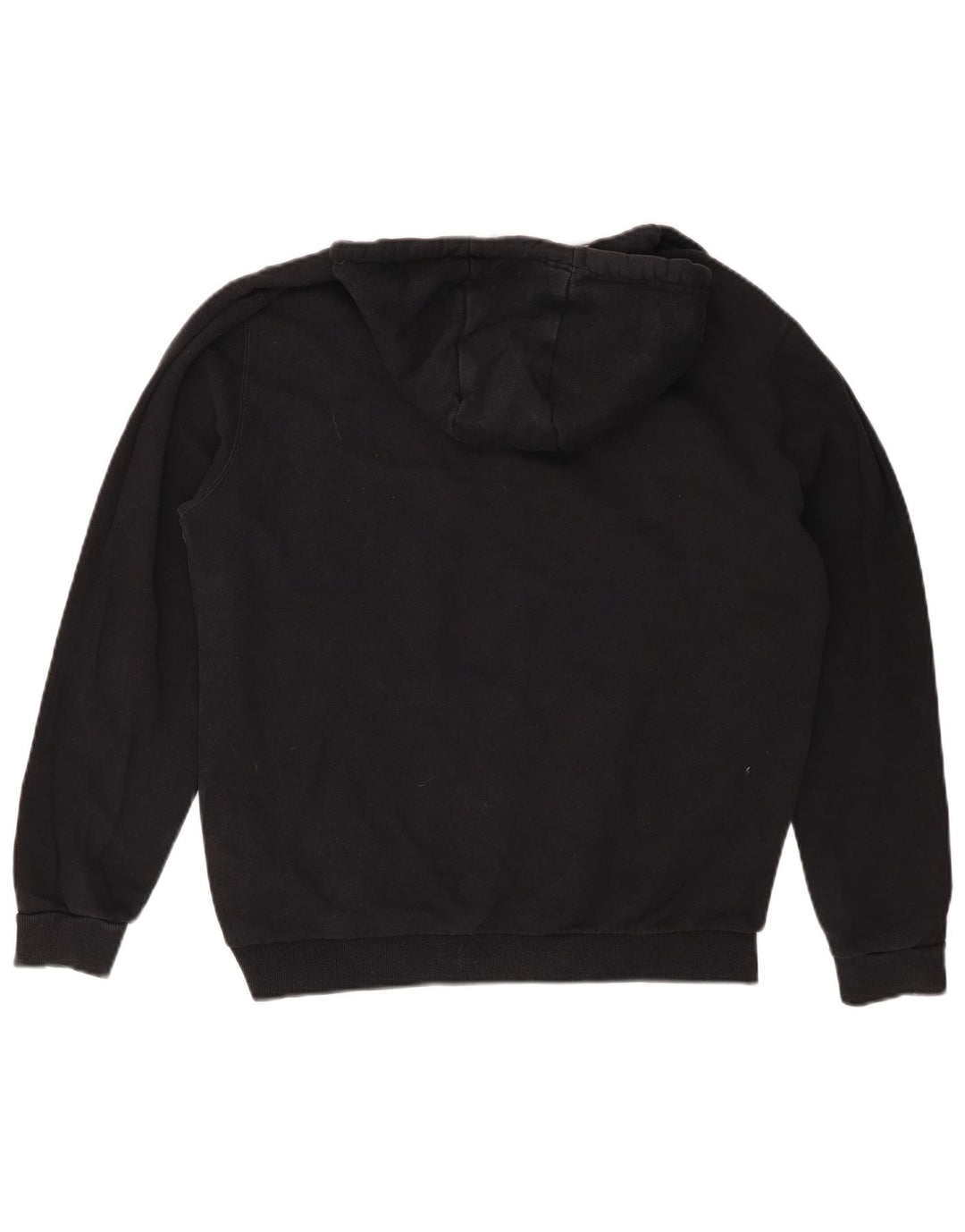 ELLESSE moletom com capuz gráfico masculino médio algodão preto