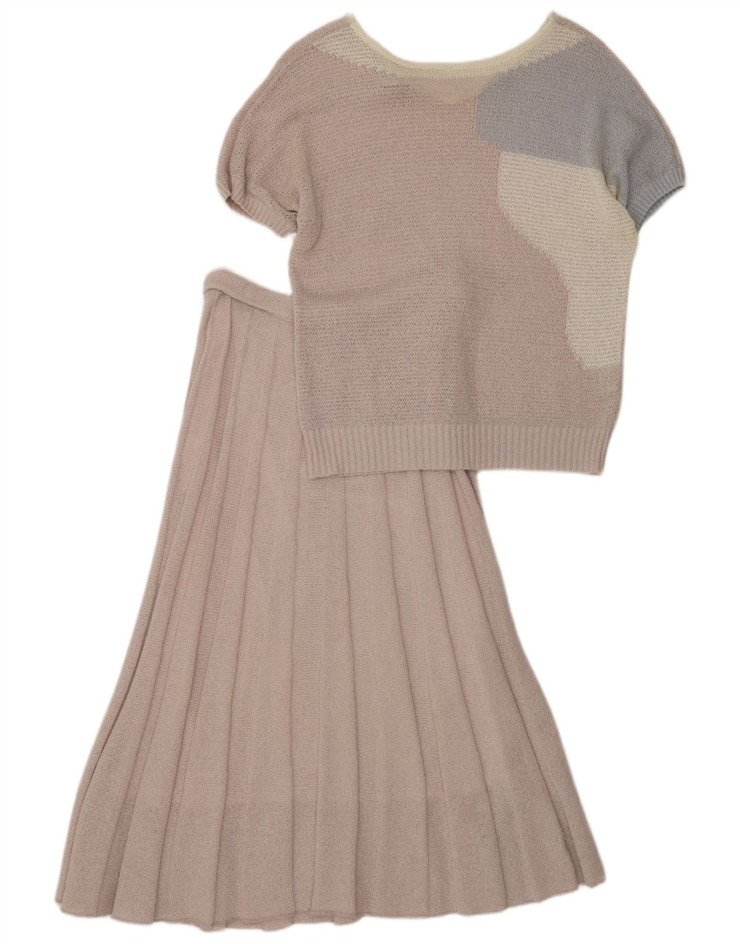 GOLLEHAUG Conjunto de saia feminina de 2 peças EU 40 Médio W28 Roxo Colorblock