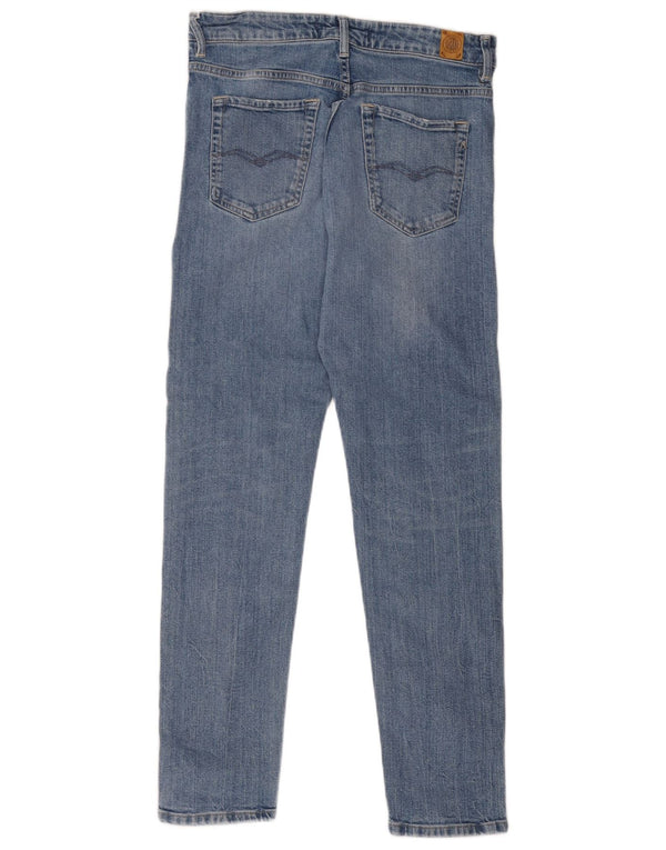 Calça jeans feminina Replay Marty Boy Fit Slim W28 L29 Azul
