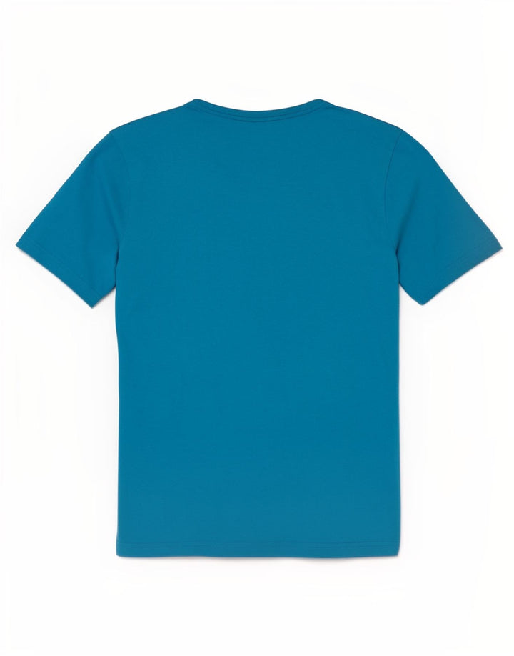 Puma Camiseta Masculina Graphic Top Pequeno Algodão Azul