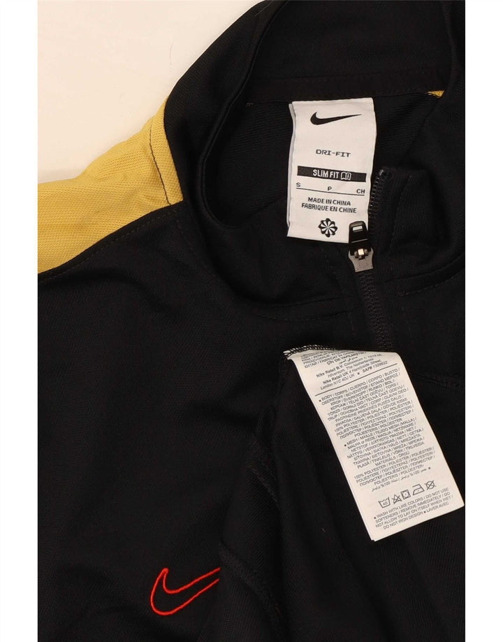 Jaqueta Nike Masculina Dri Fit Slim Treino Top Pequeno Bloco Colorido Preto